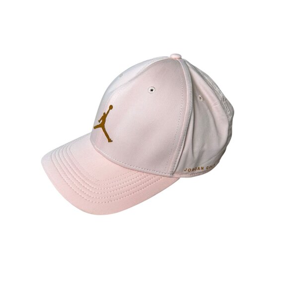 Jordan Golf Sport Hat Cap Dri-Fit Pink Women's L / XL Leopard Print Adjustable - Picture 2 of 8